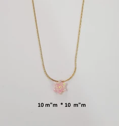 Nss11341 Stinless stell with  pink magen david