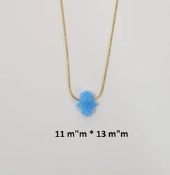 Nss11343 Stinless stell with  light blue big hand