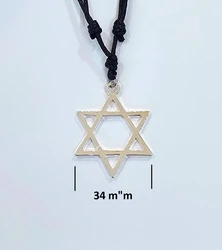 NBU12023 magen david Necklace 12 pc packing (5.0 shekel pc)
